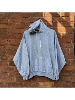 vintage light grey blank light hoodie 80s/90s boxy large